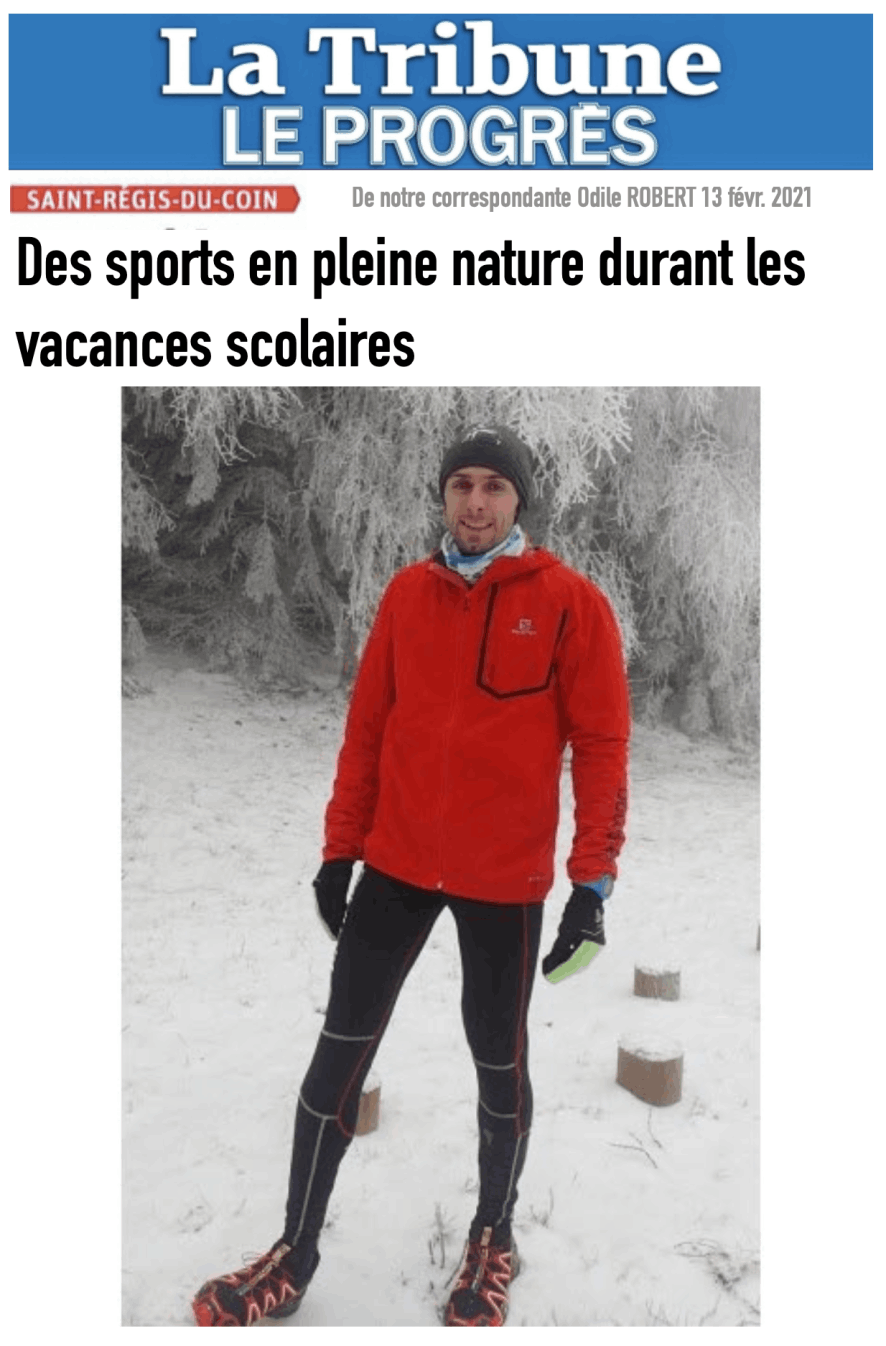 Article du progrès d'Odile Robert du 13 février 2021